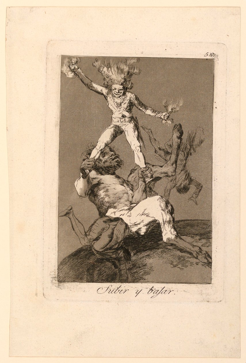 Subir y Bajar (Monter et Descendre) - Francisco de Goya y Lucientes