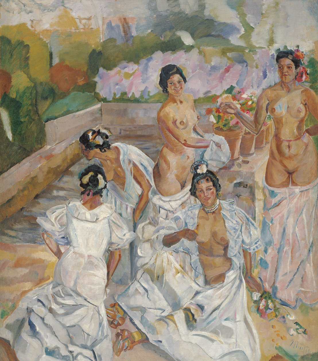 Le Bain (Séville) - Francisco de Iturrino