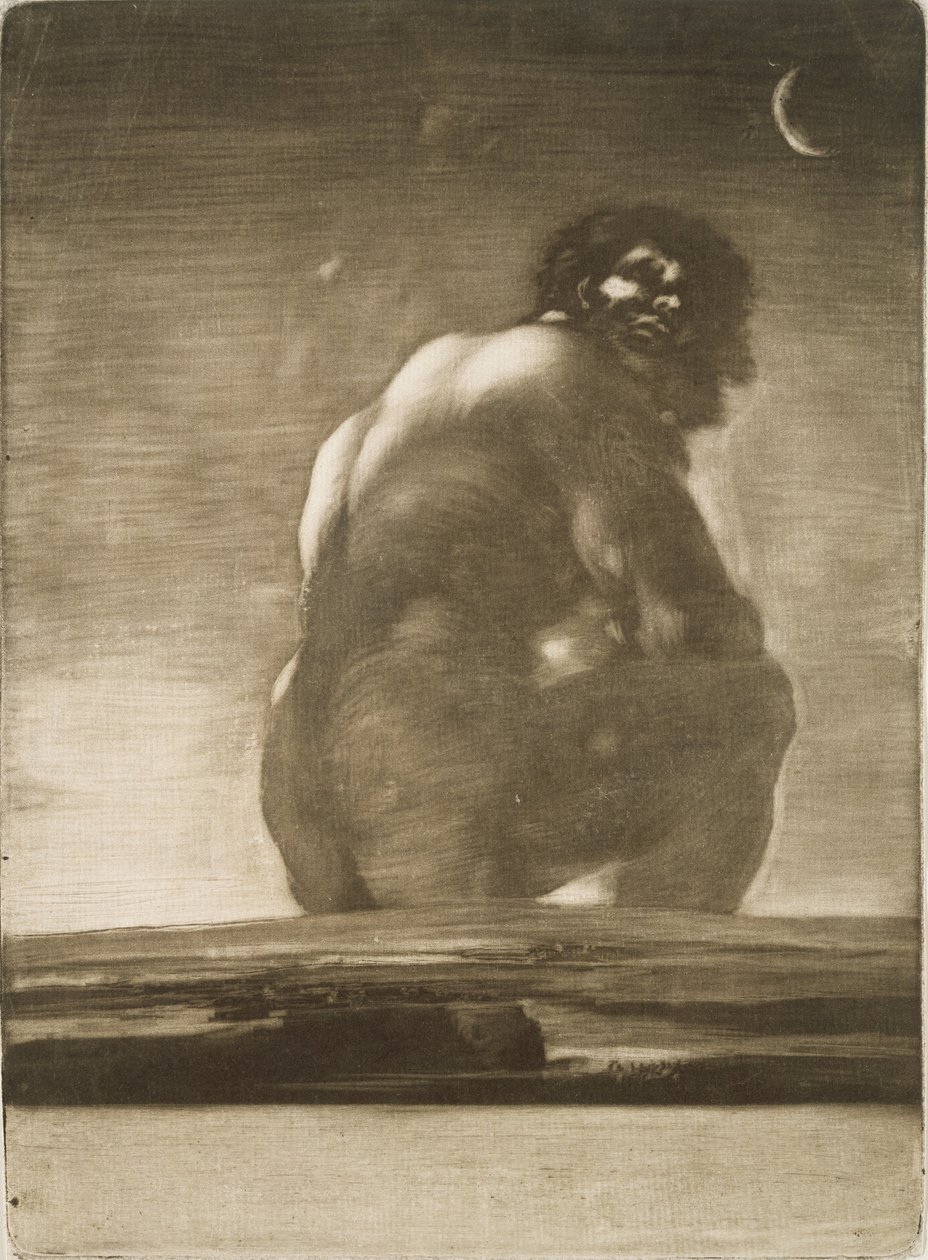 Géant assis - Francisco de Goya