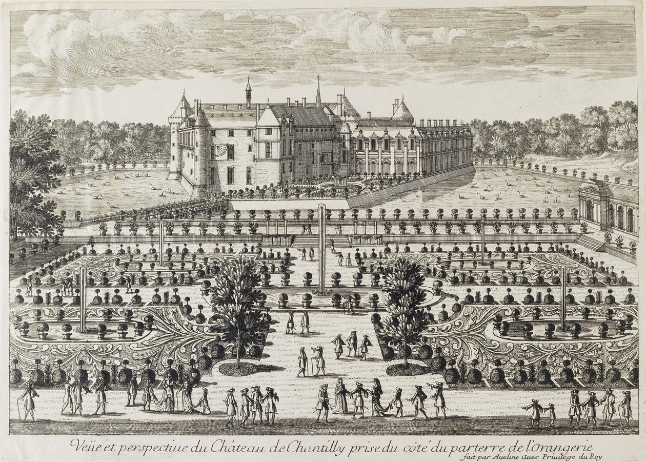 Vue du Château de Chantilly depuis l