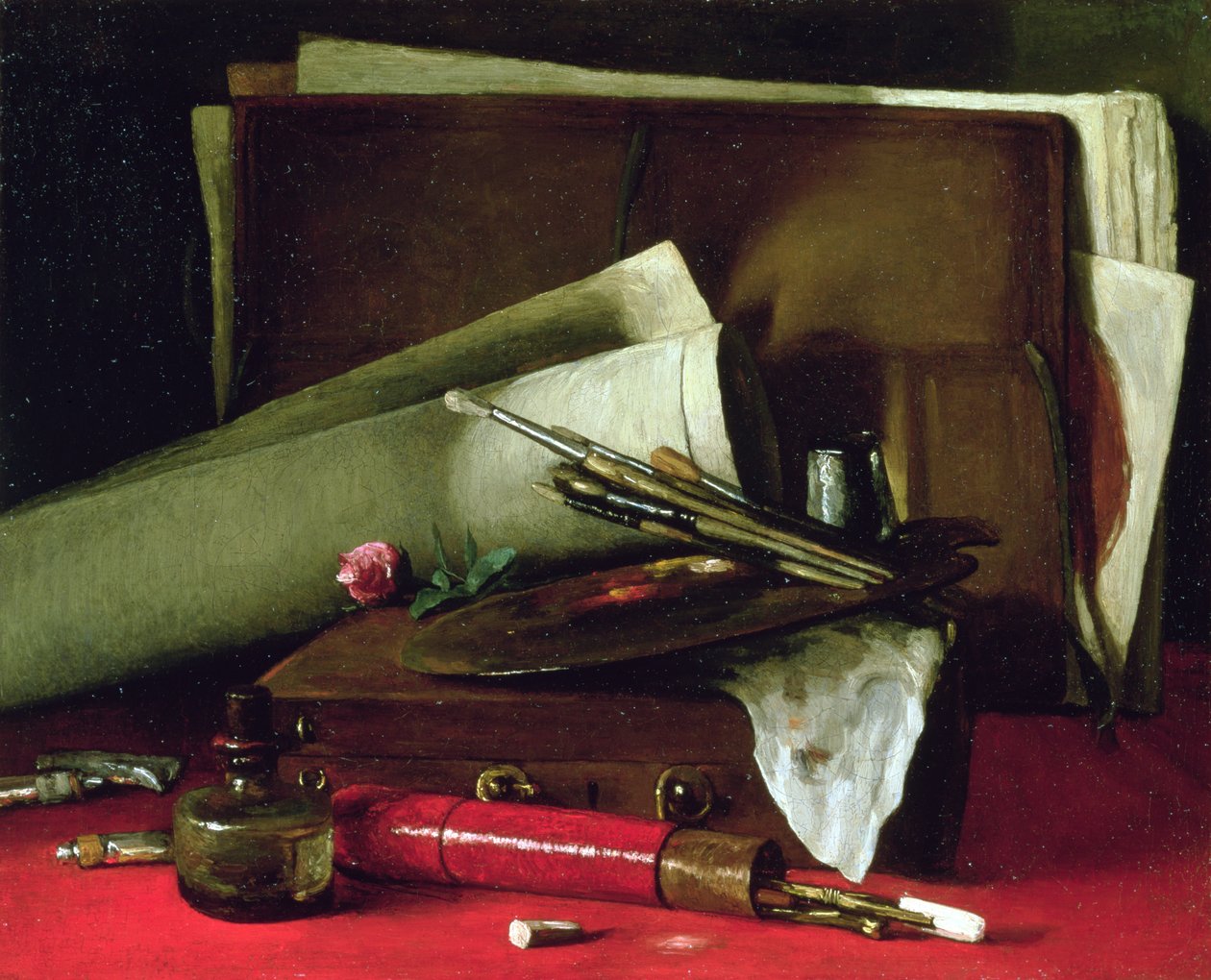Attributs de la peinture - François Bonvin