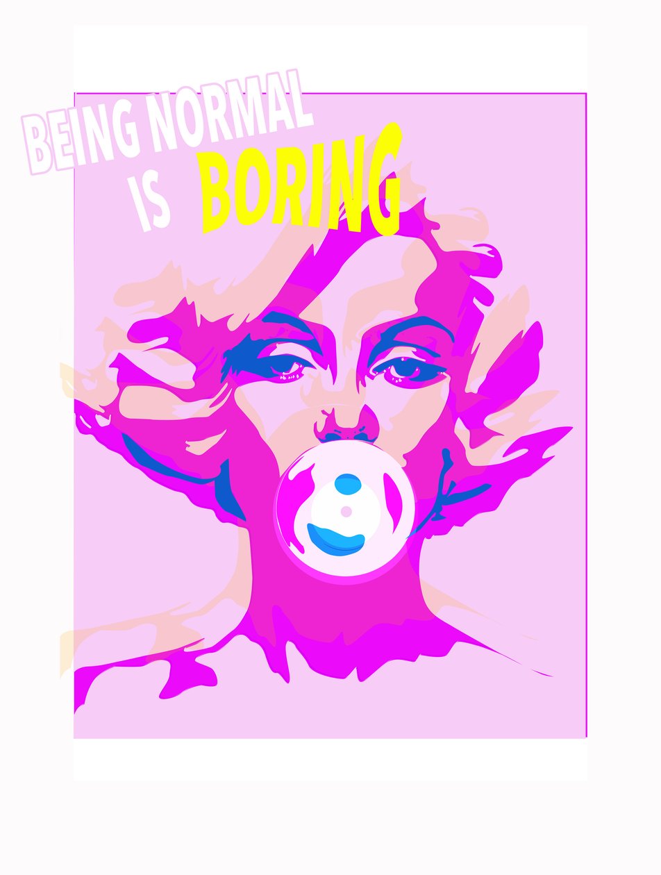 Chewing-gum, 2015 (sérigraphie sur papier) - Francois Domain