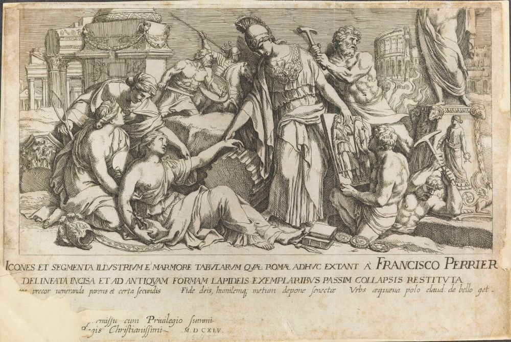 Scène de bataille - Francois Perrier