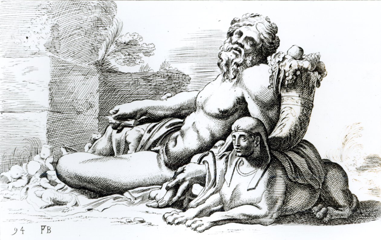 Le Nil, vers 1653 - Francois Perrier