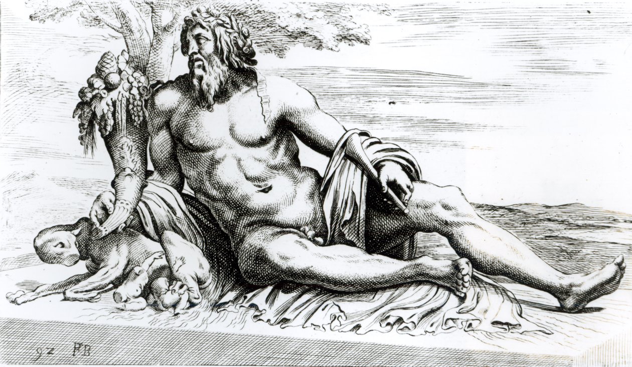 Le Tibre, c.1653 - Francois Perrier