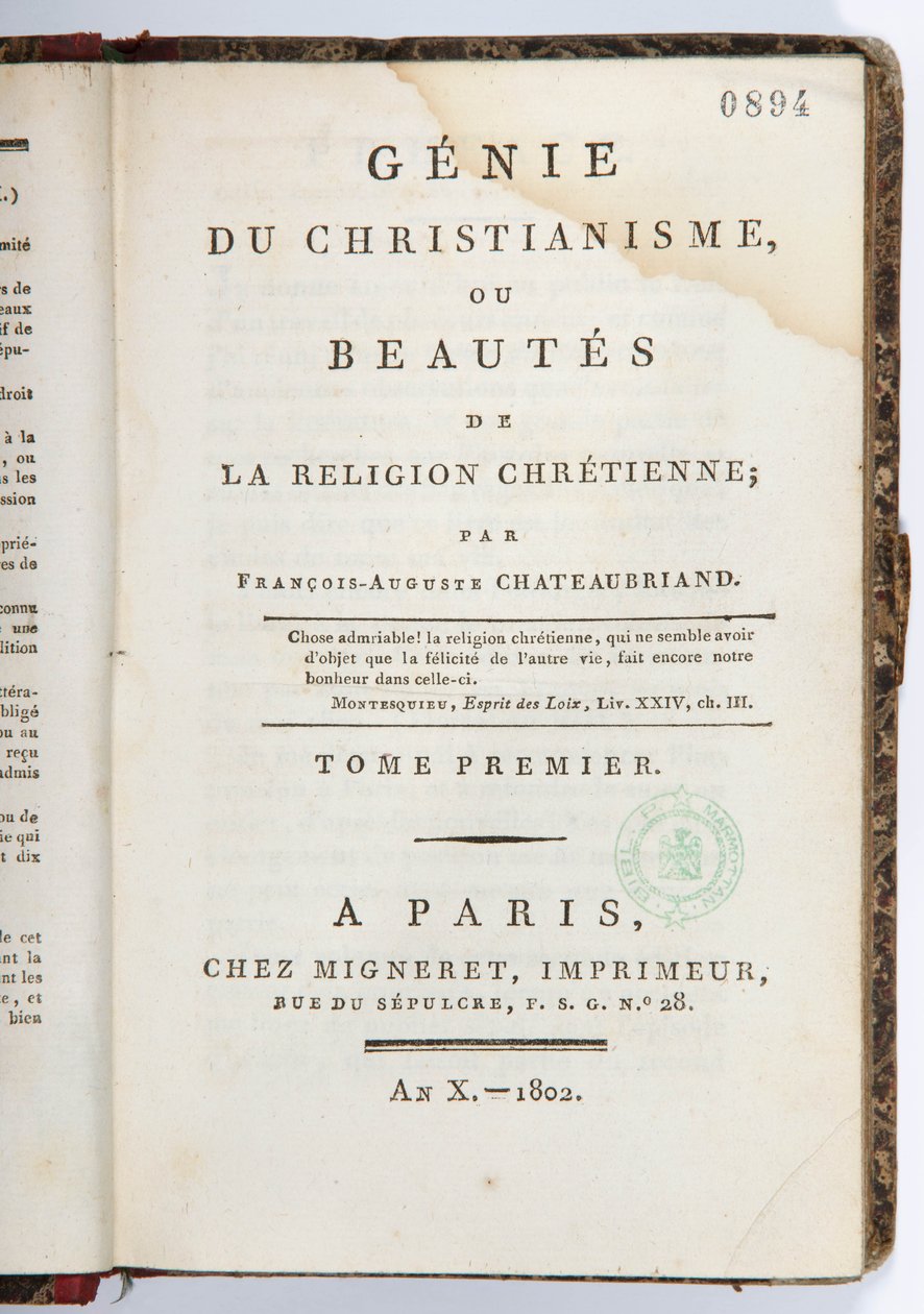 Page de titre du 