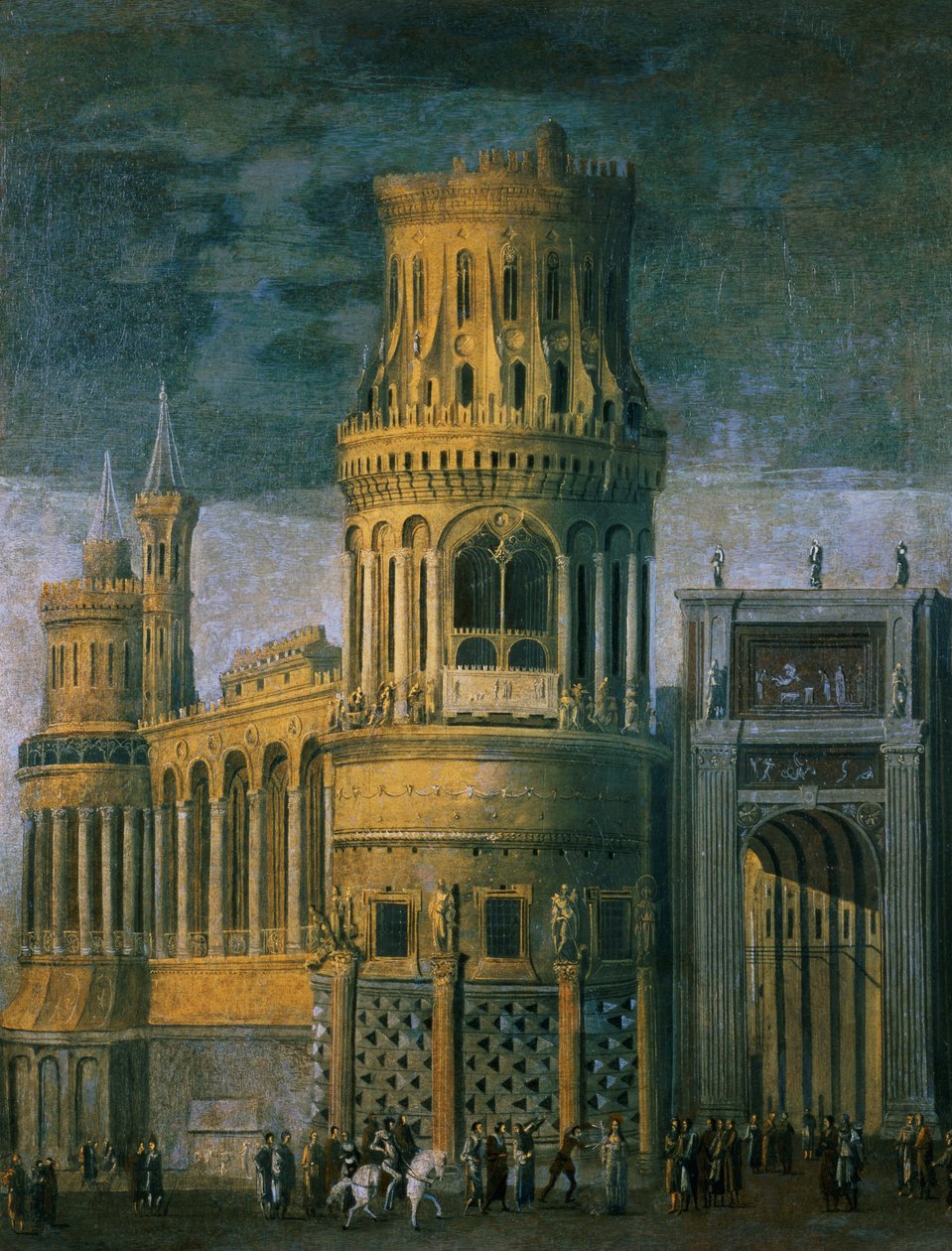 Fantaisie architecturale représentant le martyre d
