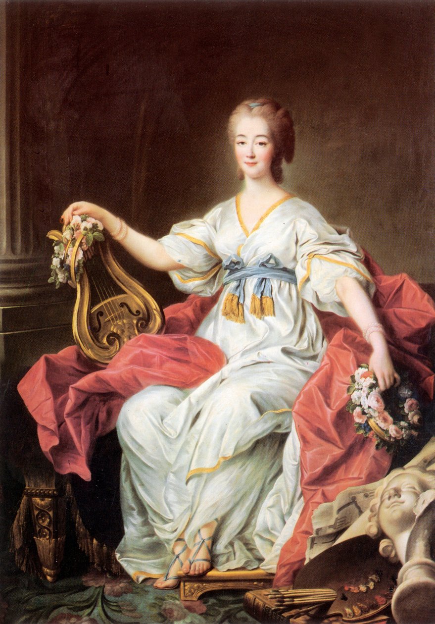 Portrait de la comtesse Jeanne (Bécu) du Barry - Francois Hubert Drouais