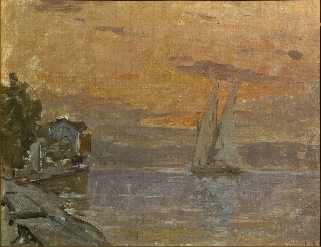 Écorce devant La Grande-Rive - Francois-Louis-David Bocion