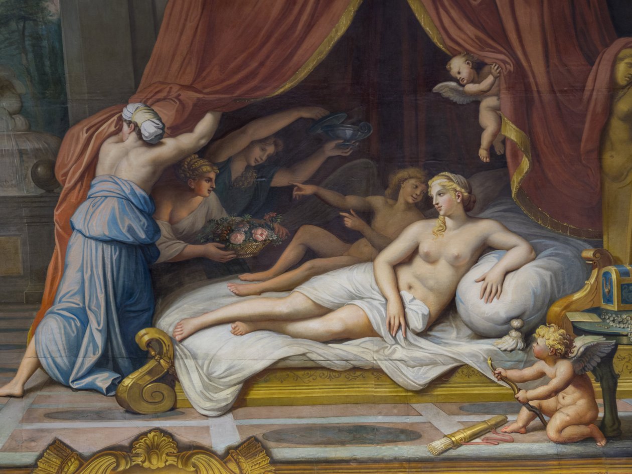 Allégorie du Feu représentant Jupiter et Sémélé - Francois Perrier