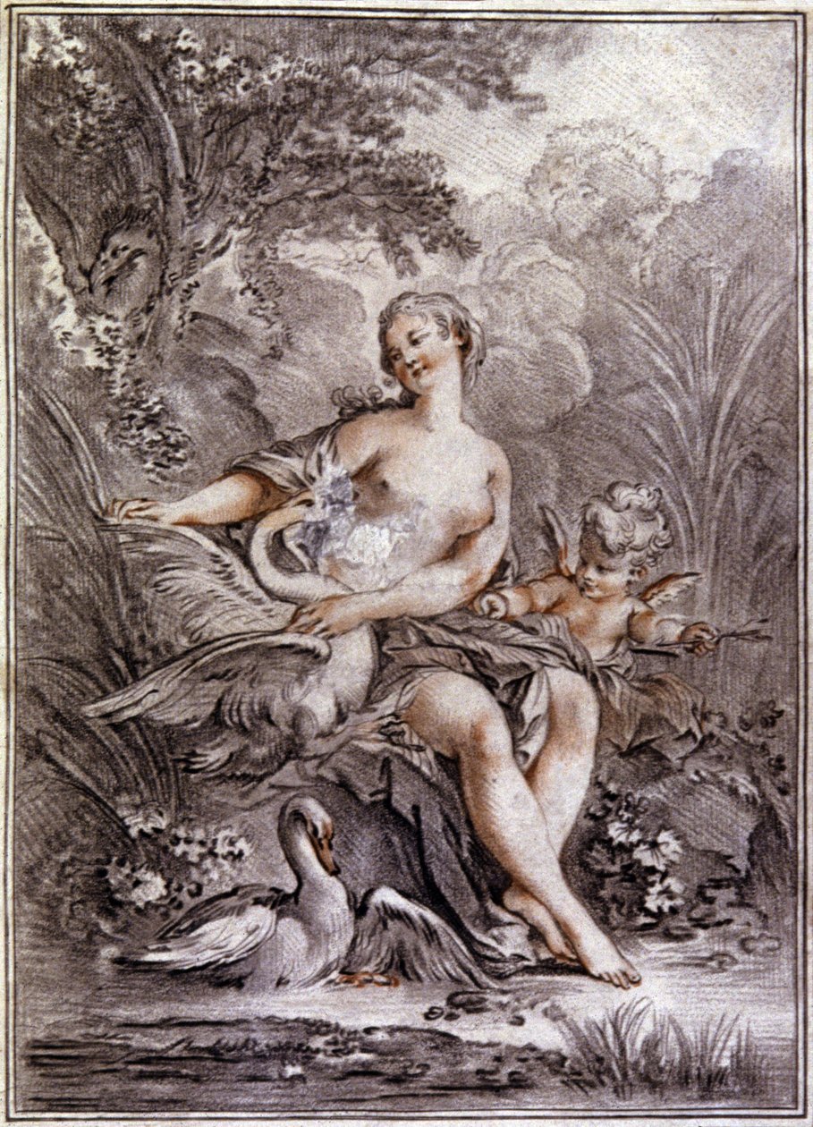 Léda et le Cygne - Francois (after) Boucher