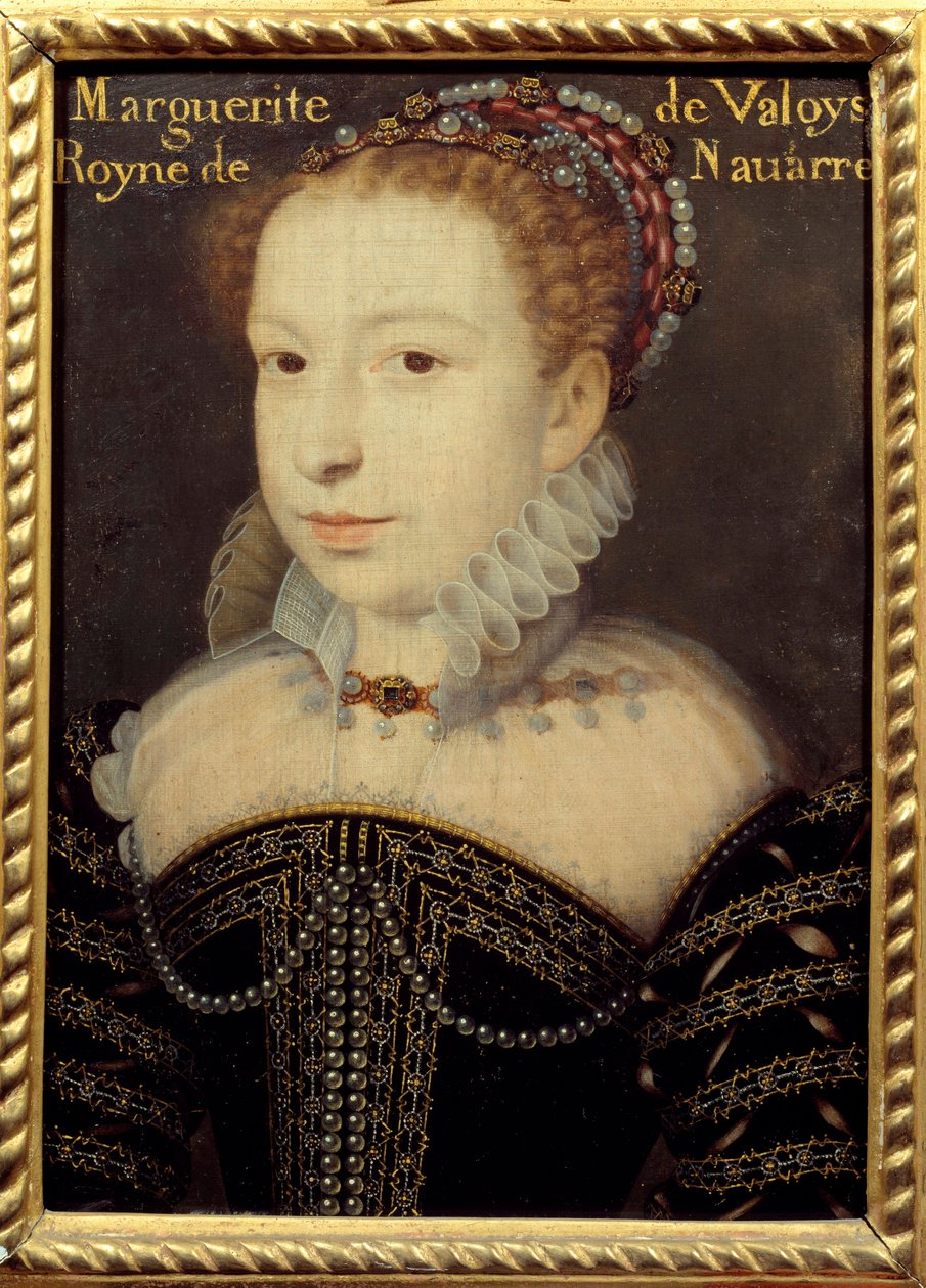 Portrait de Marguerite de Valois (1553-1615) ou Reine Margot - Francois (after) Clouet