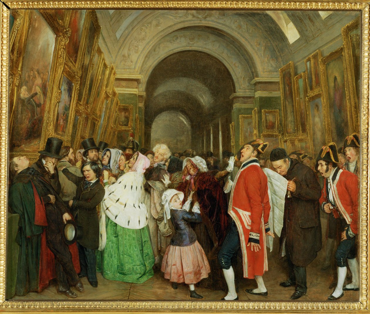 Quatre-heures, au salon, dit aussi Fermeture … - François Auguste Biard