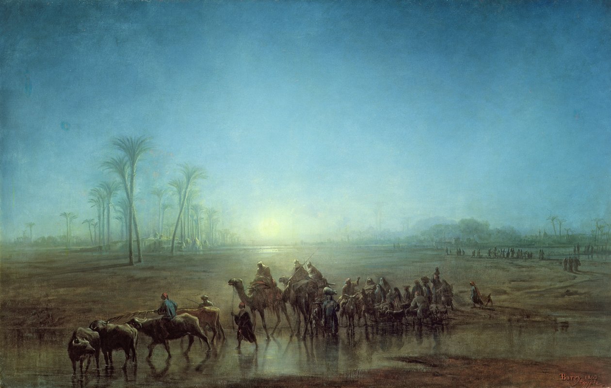 Caravane de Bédouins, 1863 - Francois Barry