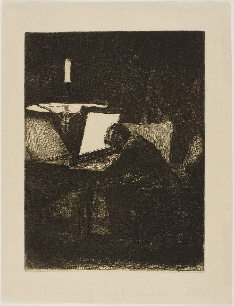 Gravure de François Bonvin - François Bonvin