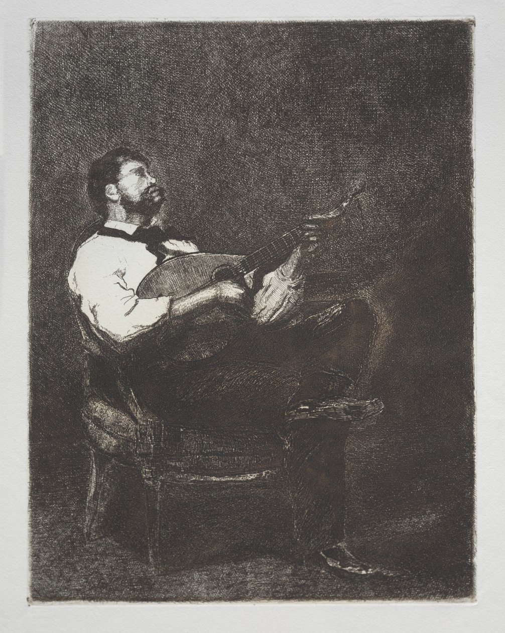 Joueur de guitare - François Bonvin