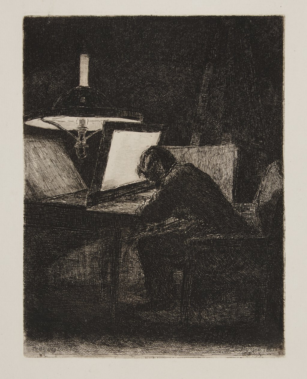 Le Graveur - François Bonvin