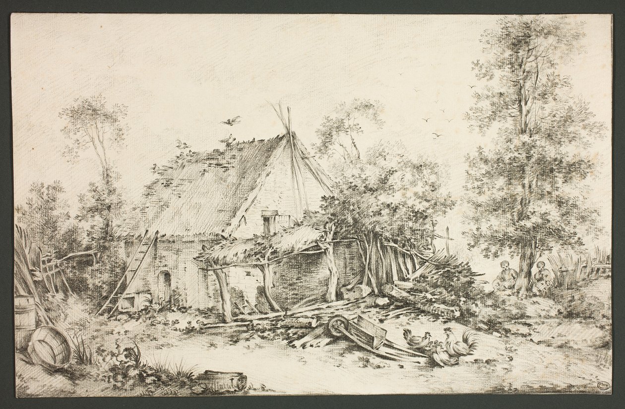 Cour de ferme - François Boucher