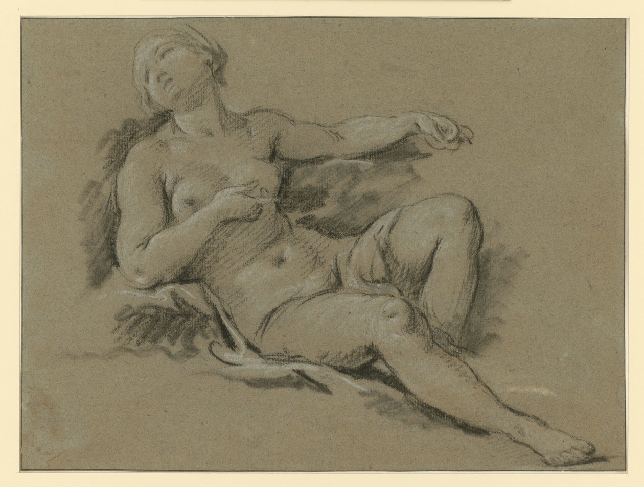 Nu féminin allongé - François Boucher