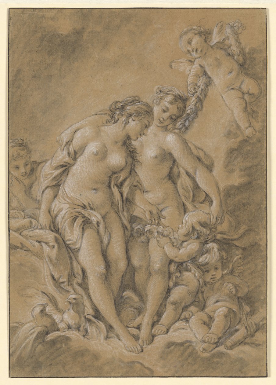 Nymphes et Cupidons - François Boucher