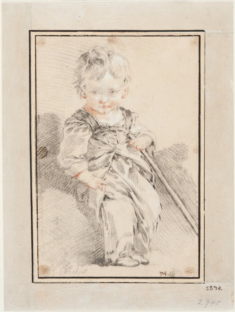 Garçon assis - François Boucher