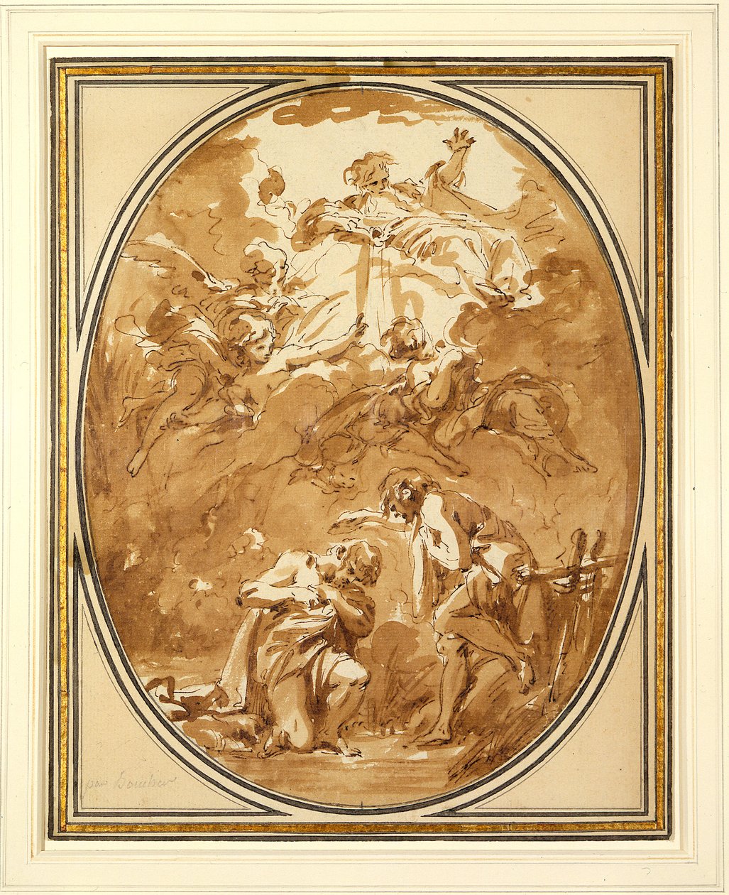 Le baptême du Christ - François Boucher