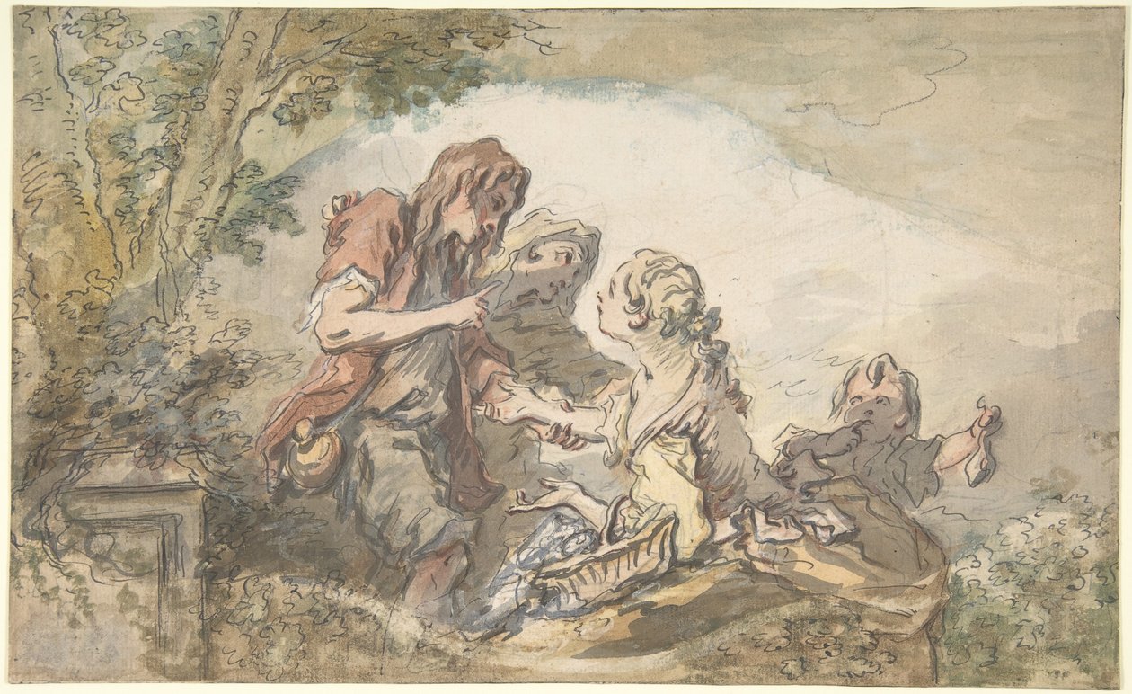 La voyante - François Boucher