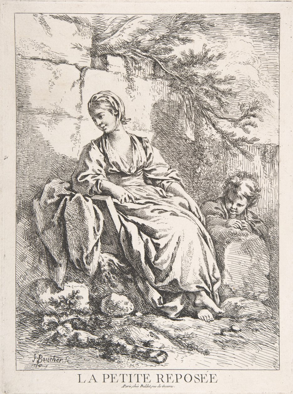 La jeune fille au repos - François Boucher