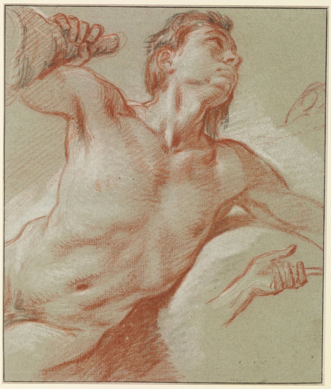 Étude préliminaire sur un Triton - François Boucher