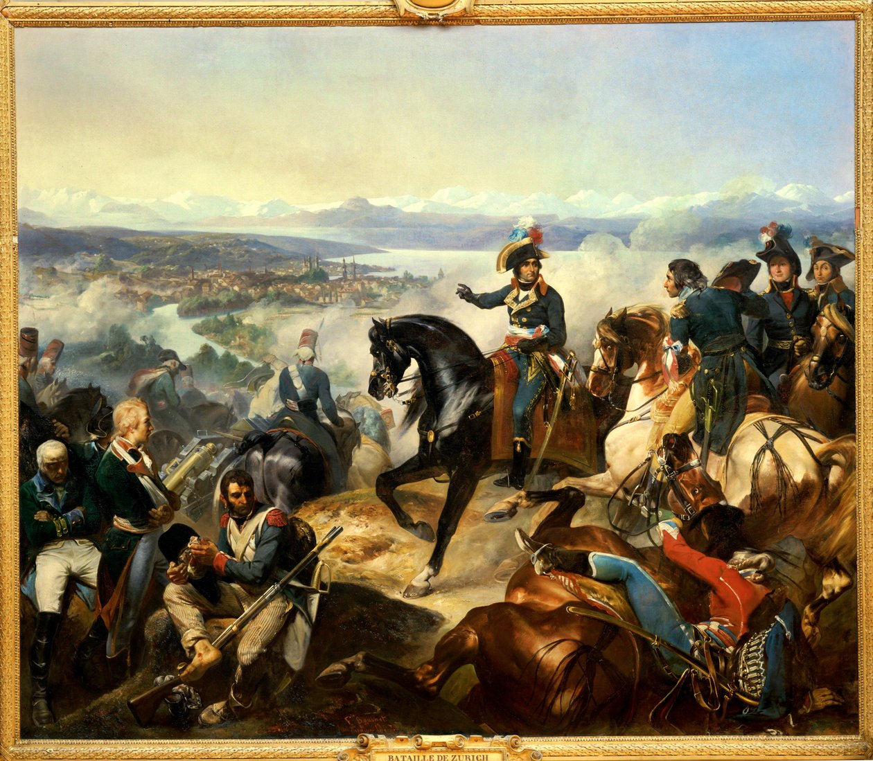 Bataille de Zurich gagne par le general Massena, le 23 septembre … - Francois Bouchot