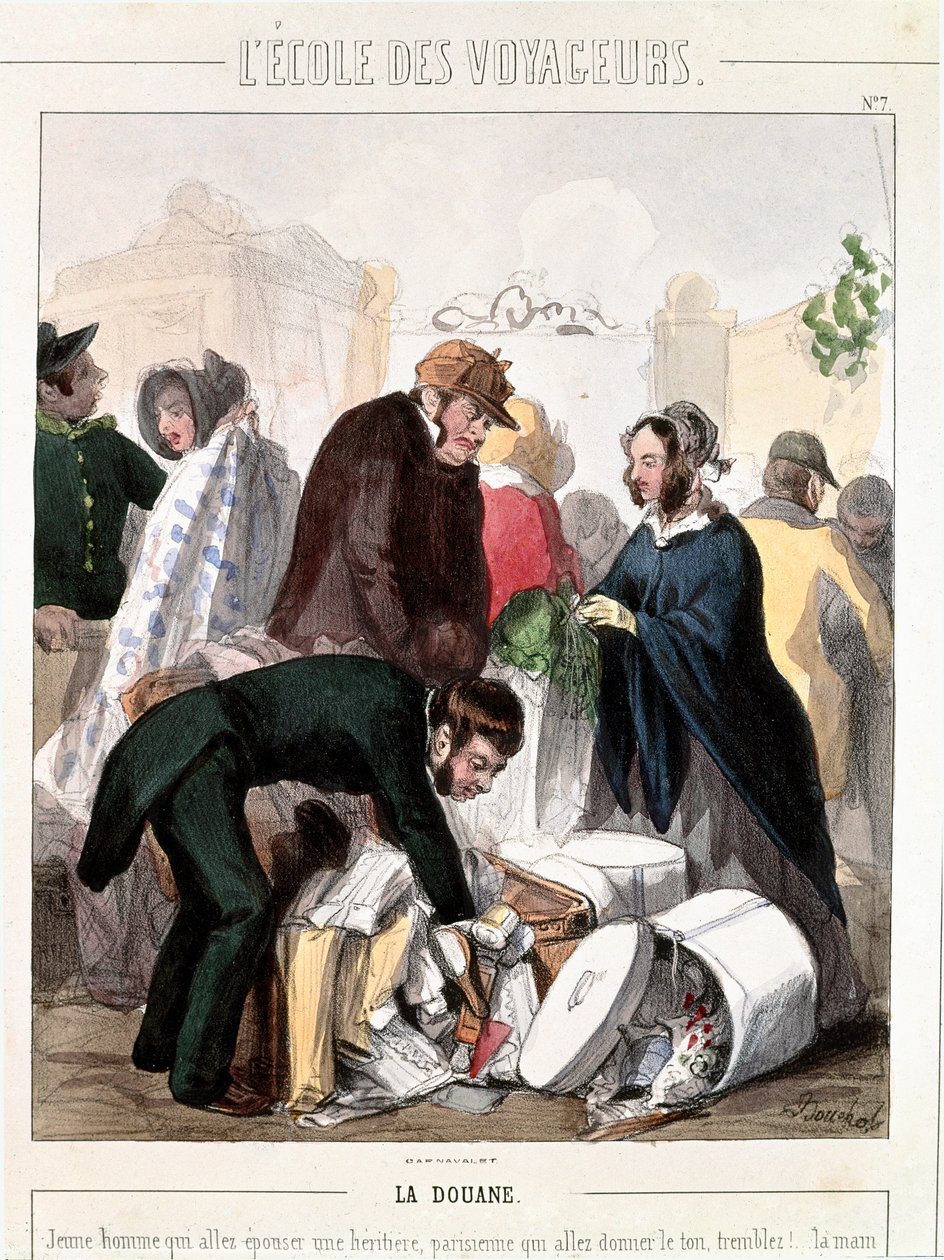 Douanes. Contrôle douanier de la dot d