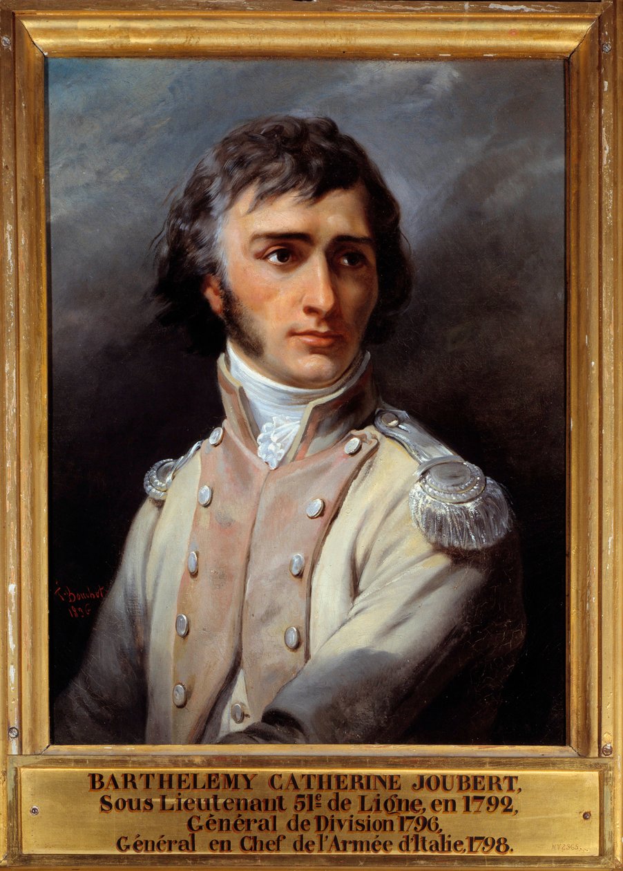 Portrait de Barthélemy Joubert (1769-1799) en uniforme de sous-lieutenant - Francois Bouchot