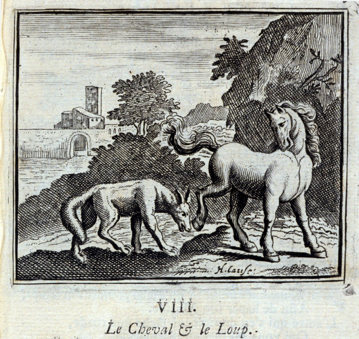 Le cheval et le loup - Francois Chauveau