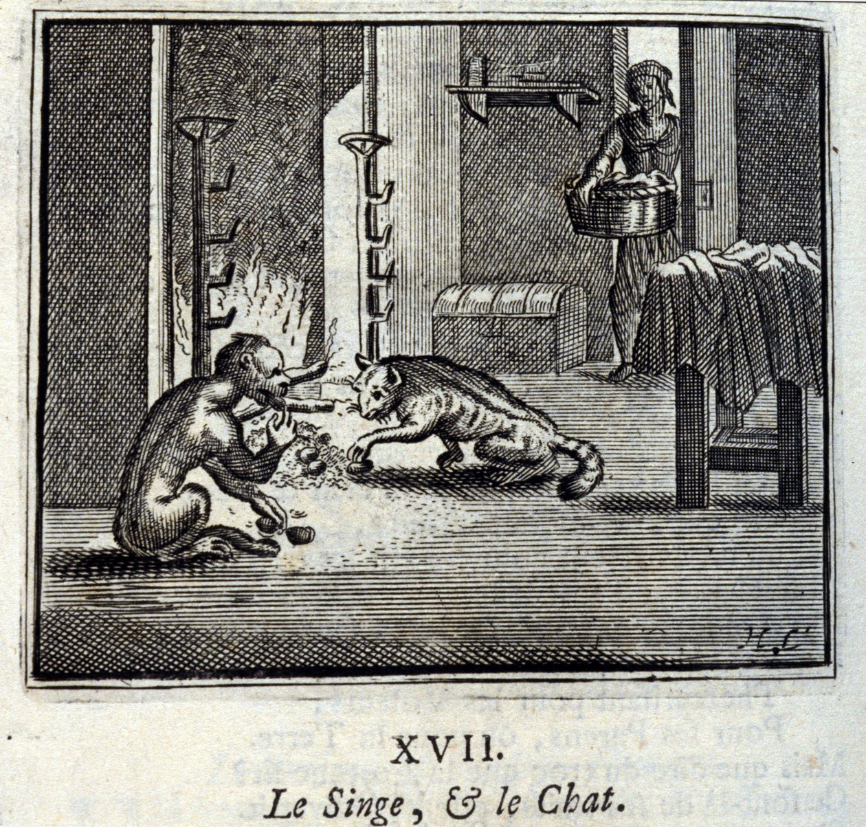 Le Singe et le Chat - Francois Chauveau