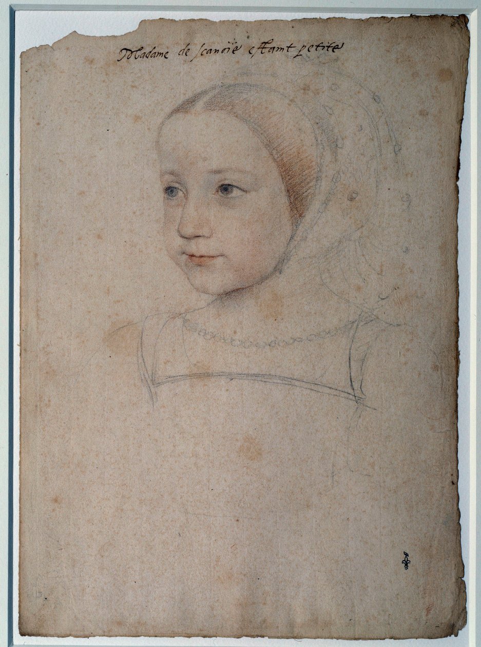Portrait de Marguerite de France enfant - François Clouet