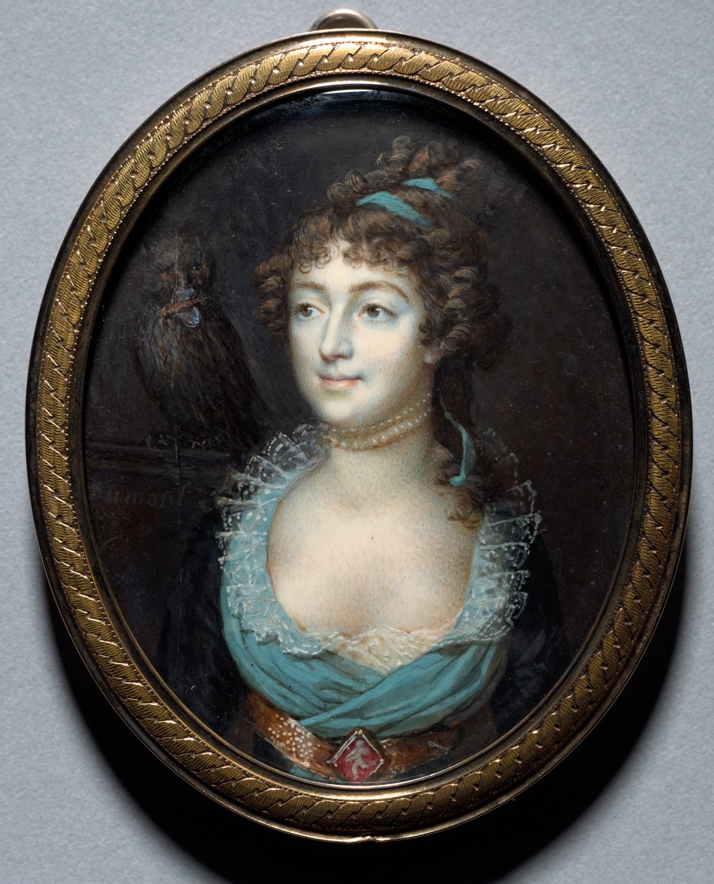 Portrait de Mademoiselle Marie-Anne Adélaïde Le Normand, vers 1793 - Francois Dumont