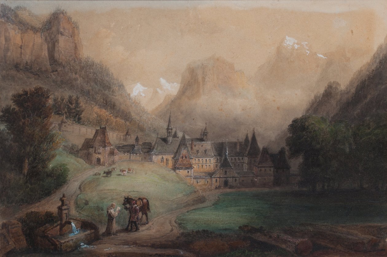 La Grande Chartreuse 1869 - Francois Edme Ricois