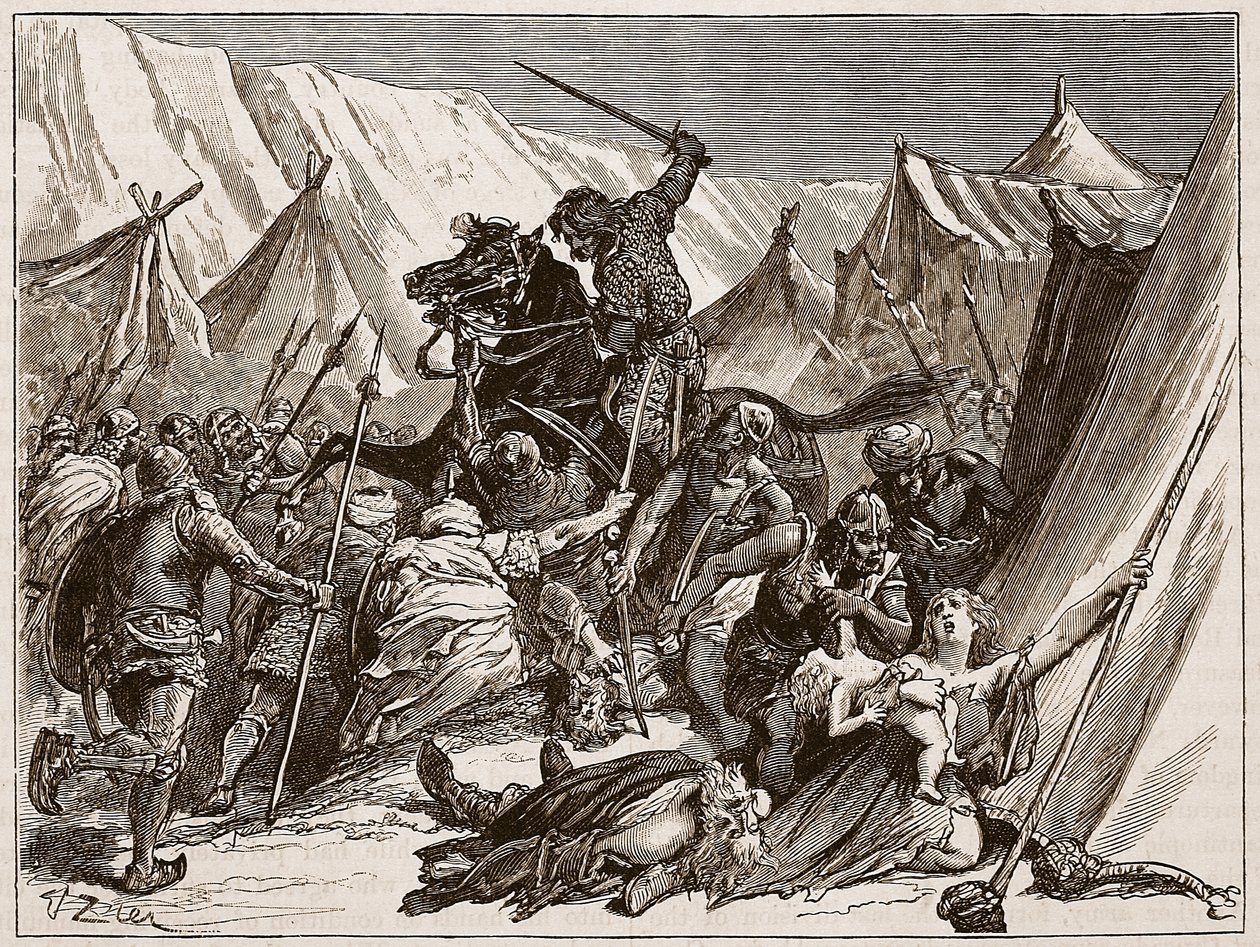 Robert de Normandie ralliant les croisés, illustration de 