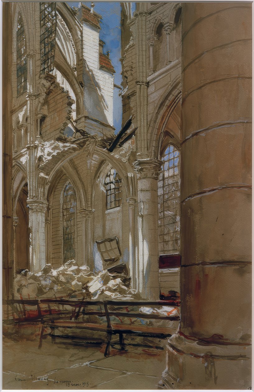 Soissons, 18 mai 1915 - Francois Flameng