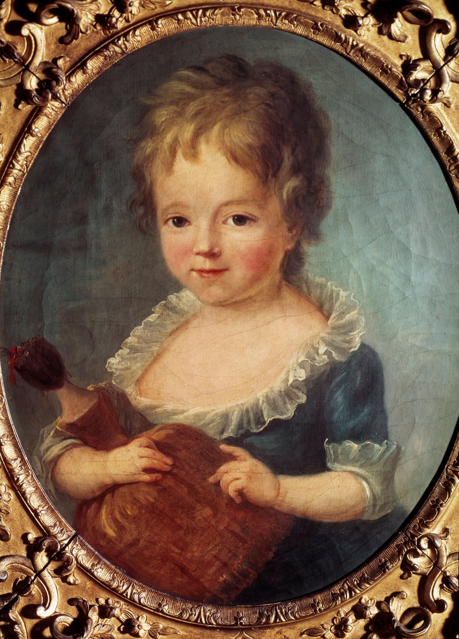 Fille à la poupée - Francois Hubert Drouais