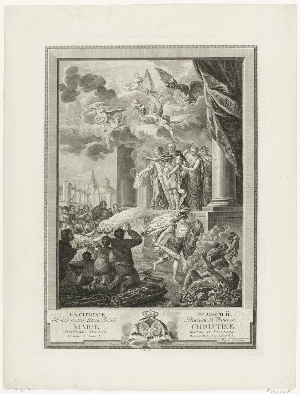 La clémence de Joseph II, gravée par Mathias de Sallieth - Francois Joseph Pfeiffer