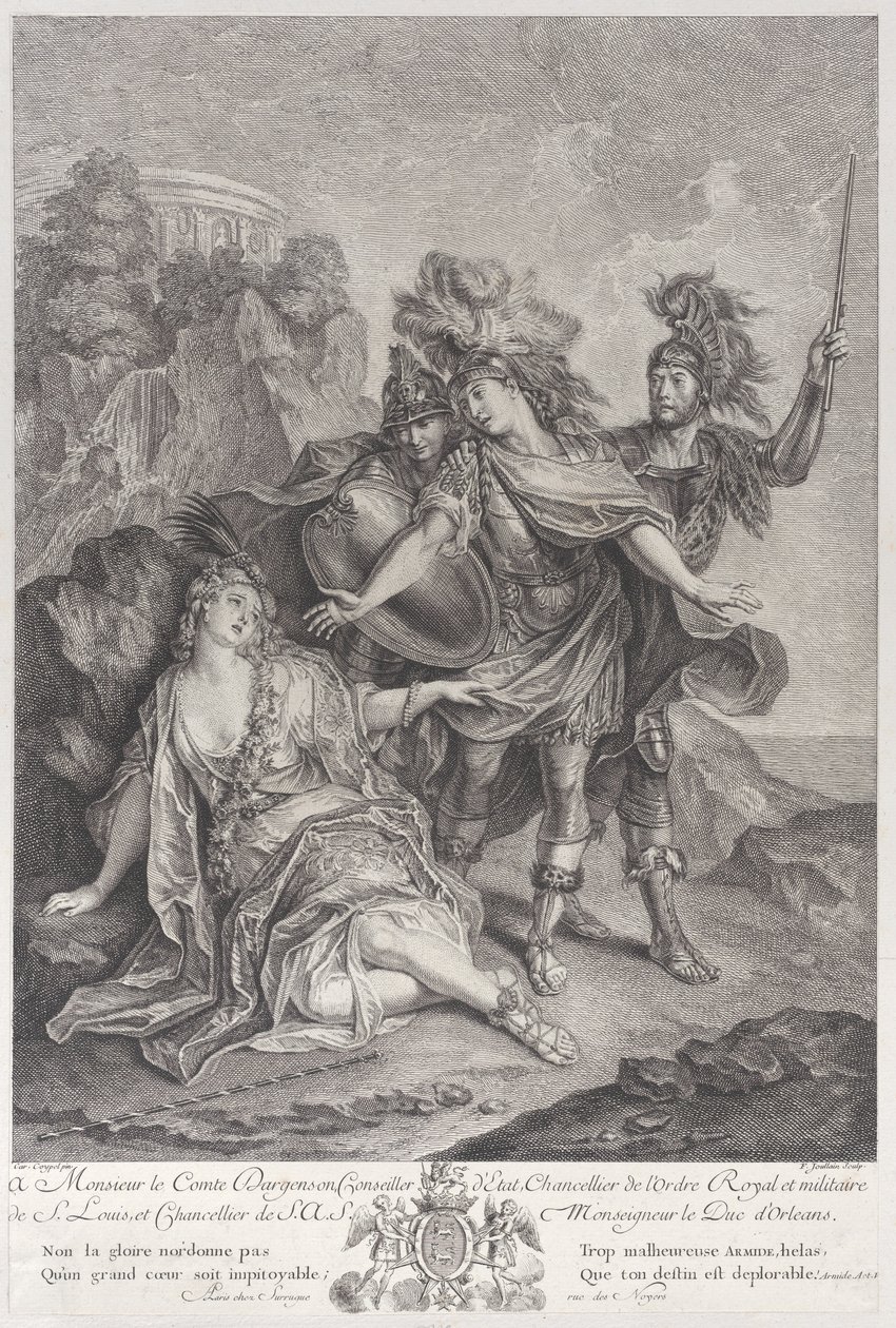 Rinaldo abandonnant Armida - Francois Joullain