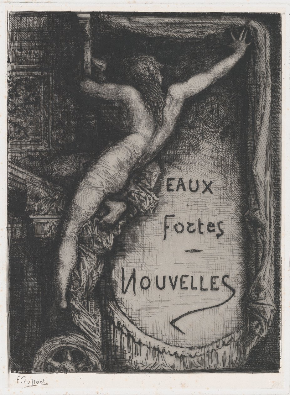 Couverture pour Eaux Fortes Nouvelles, fin du XIXe siècle - Francois Nicolas Chifflart
