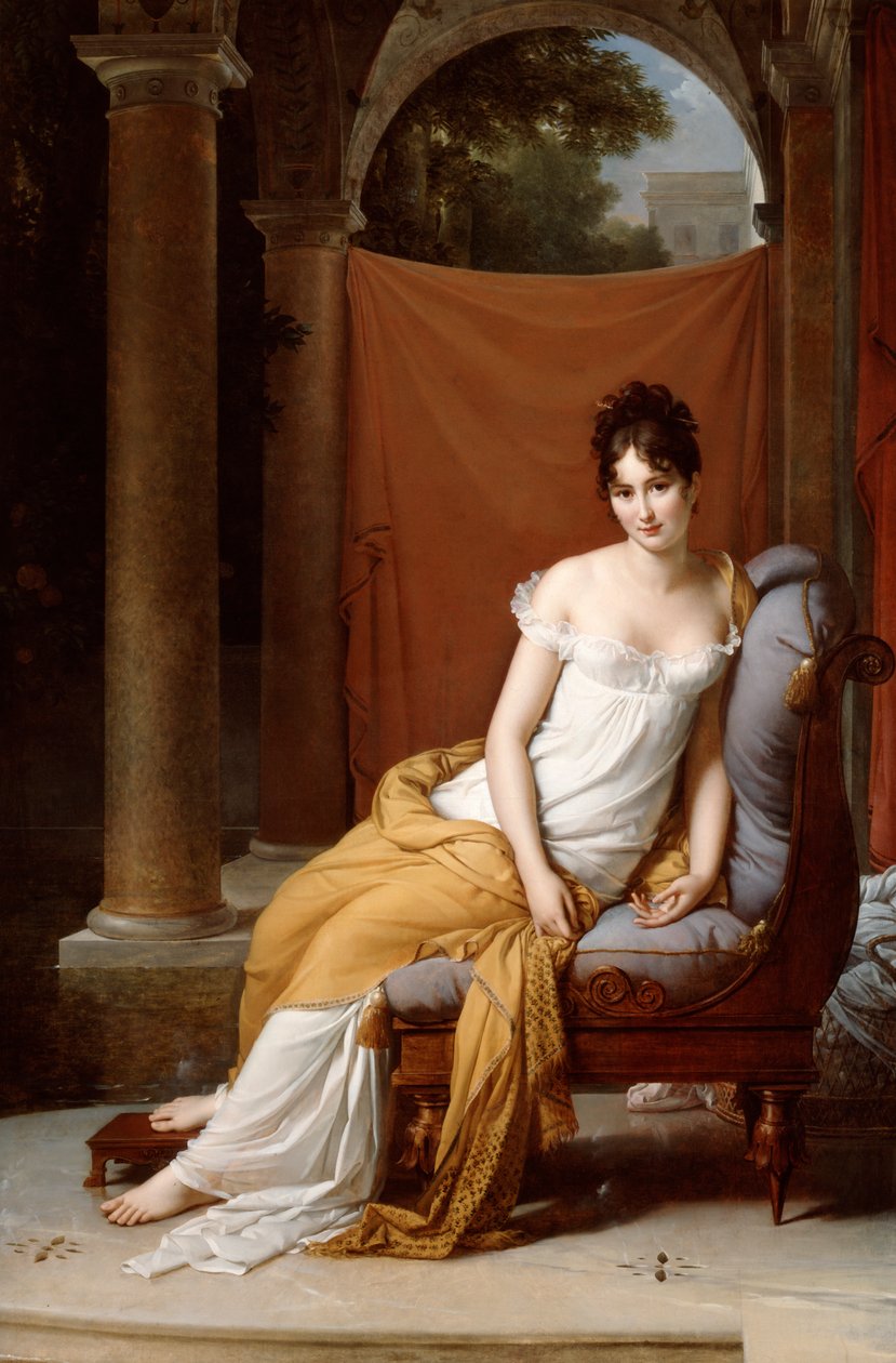 Portrait de Juliette Récamier, 1805 - Francois Pascal Simon Gerard