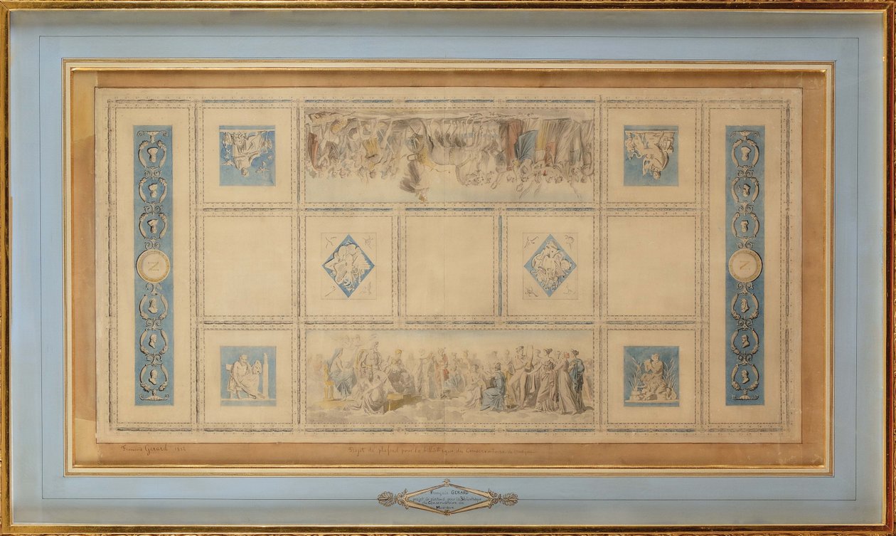 Étude pour le plafond peint de la bibliothèque du Conservatoire, 1812 - Francois Pascal Simon Gerard