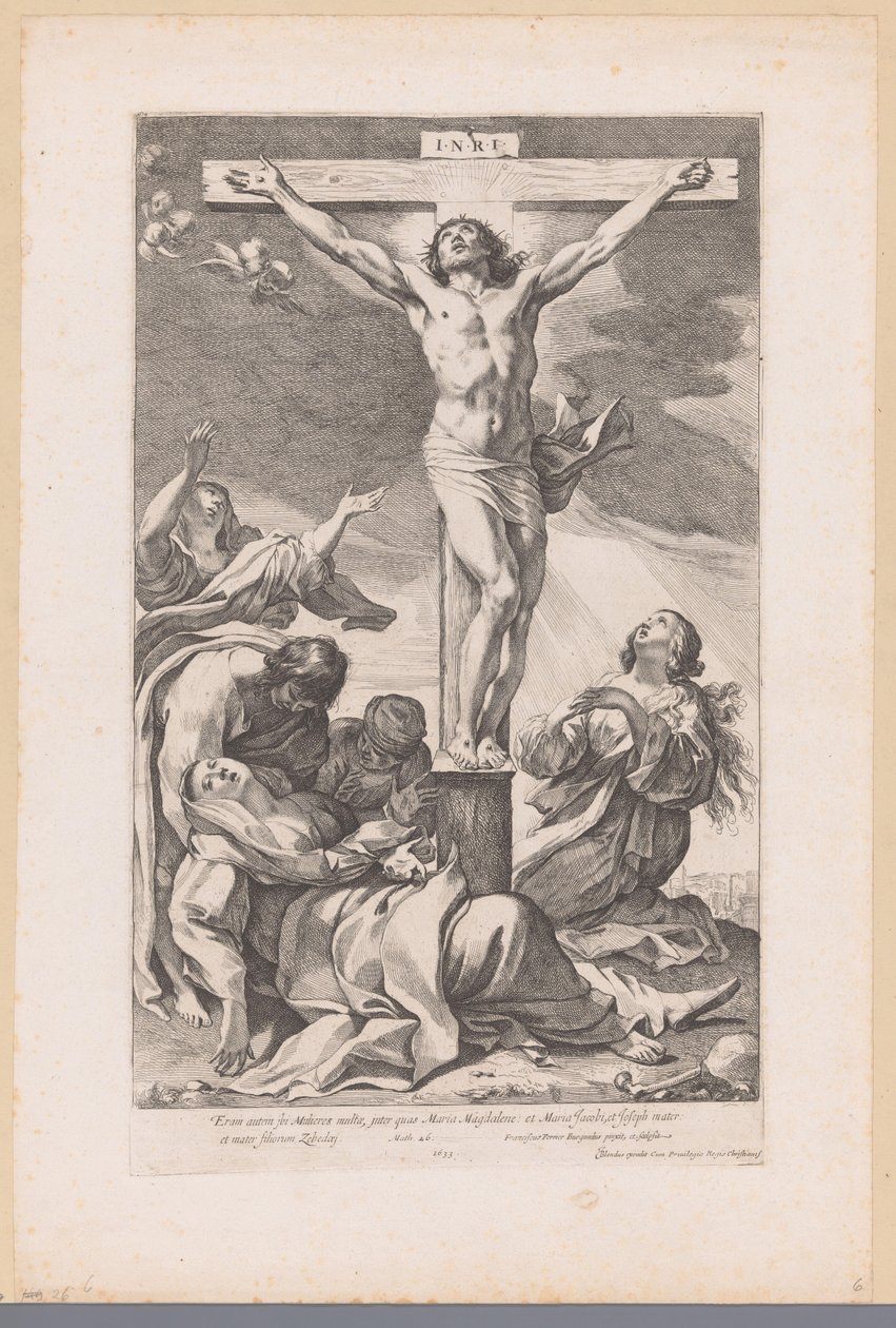 Christ en croix - Francois Perrier