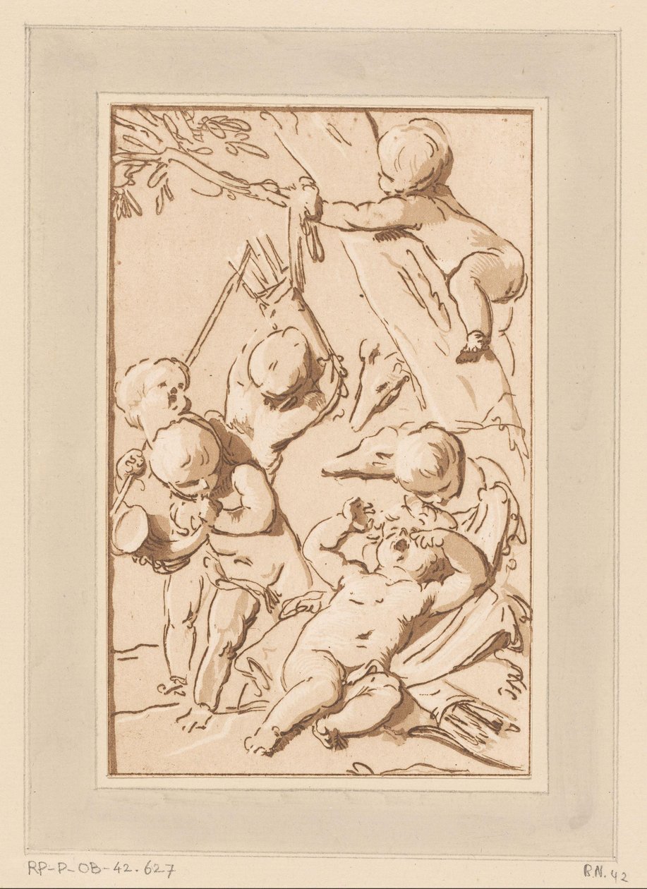 Amours au repos après la chasse - Francois Philippe Charpentier