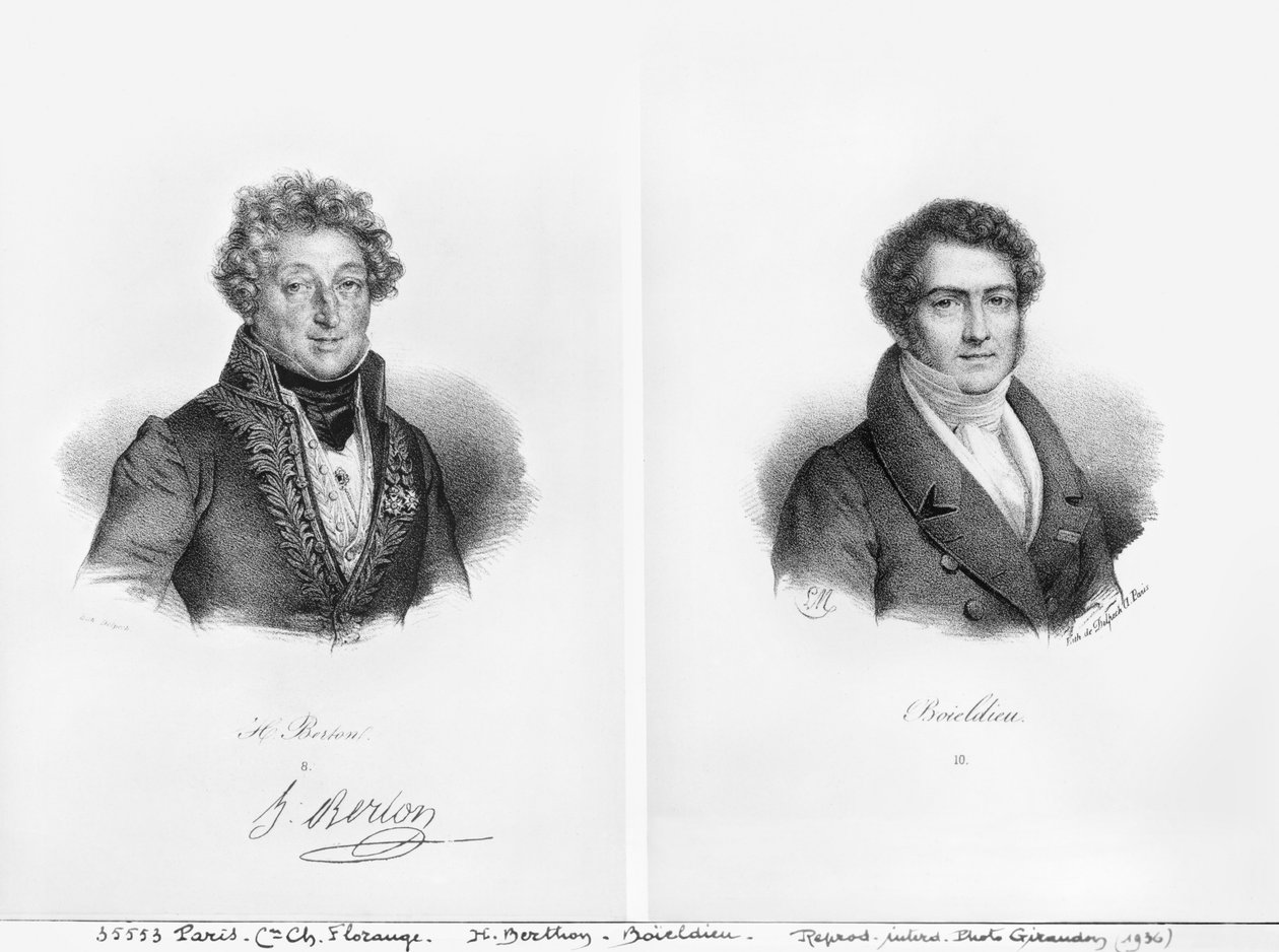Henri Montan Berton (1767-1844) et François Adrien Boieldieu (1775-1834) - Francois Seraphin Delpech