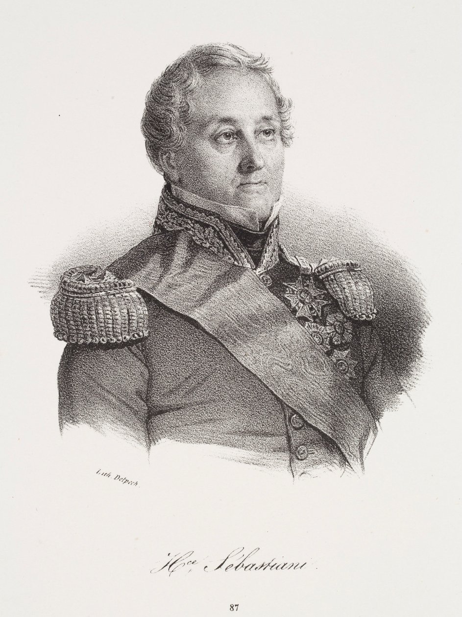 Portrait de Horace Sébastiani - Francois Seraphin Delpech