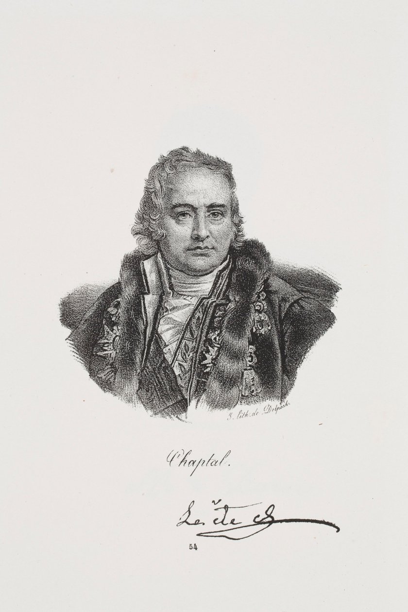 Portrait de Jean Antoine Chaptal - Francois Seraphin Delpech